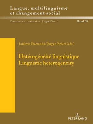 cover image of Hétérogénéité linguistique Linguistic heterogeneity